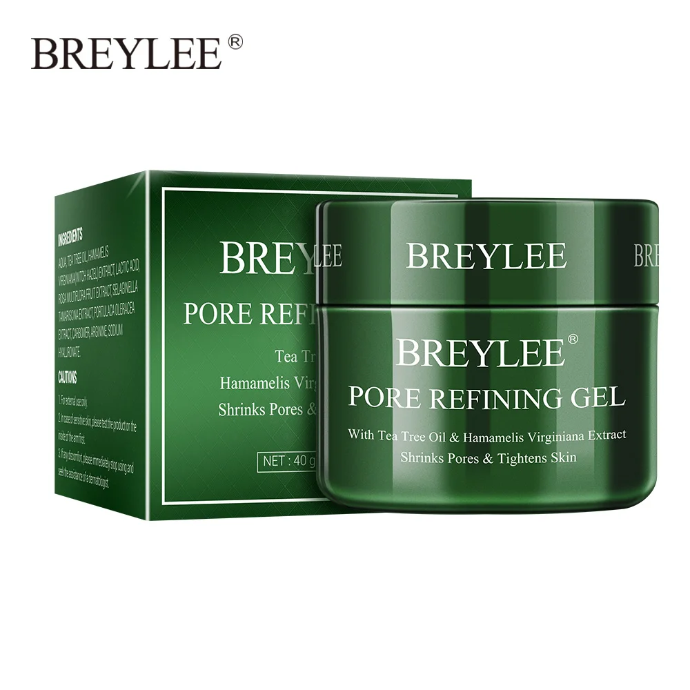 

BREYLEE Pore Refining Gel Shrink Pores Cream Serum Moisturizing Firming Dry Skin Care Anti Aging Oil Control Facial Essence 40g