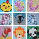 Набор для алмазной живописи, алмазная 5D картина для начинающих, легкая сделай сам, полностью Хрустальная картина, набор для рисования с цифрами, украшение для детской комнаты и дома