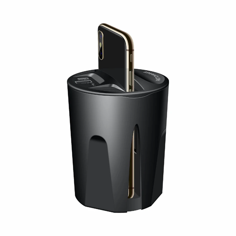 10W car Wireless Charger Cup with USB Output voor for iPhone XS MAX/XR/X/8 SAMSUNG Galaxy s9/S8/S7/S6/Note8/Note5