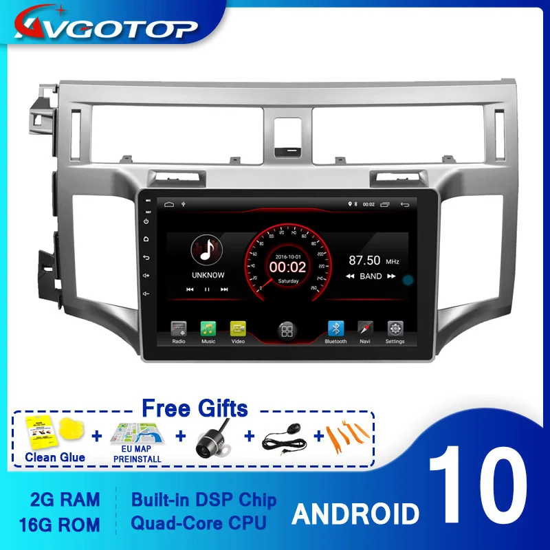 AVGOTOP Android 10 0 Bluetooth GPS автомобильное радио DVD-плеер для TOYOTA AVALON 2006-2011 | Автомобили и