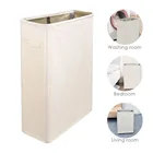 Складная корзина для хранения белья на колесиках, водонепроницаемая большая корзина для хранения, складная корзина для грязной одежды в ванной комнате