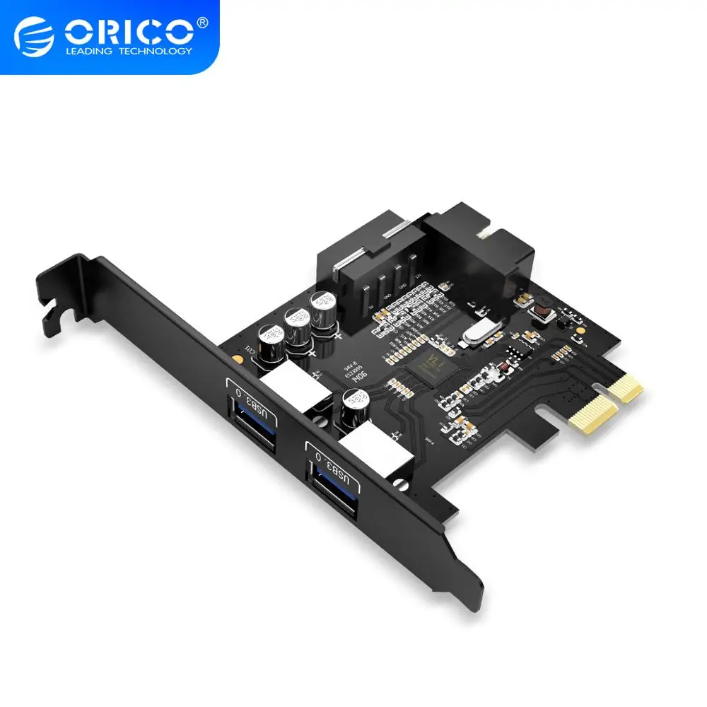 Настольная карта ORICO 2 порта USB3.0 PCI Express 5 Гбит/с высокоскоростная Расширительная