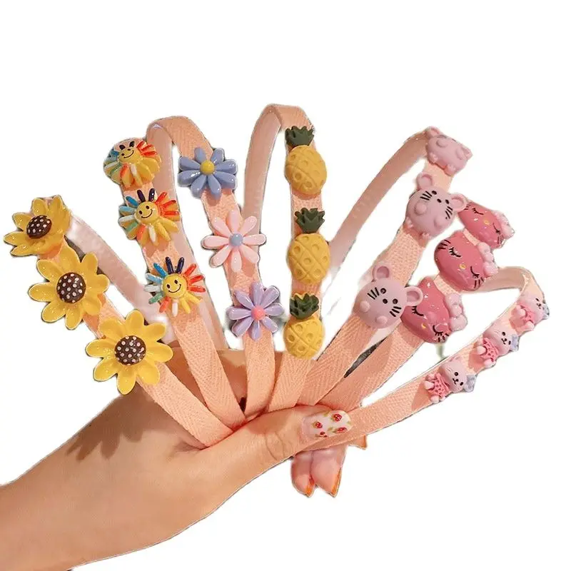 

Headband Children's Hairpin Non-Slip Super Cute Baby Headband Cute Princess Girls Flower Headwear Girl's Hair Accessories