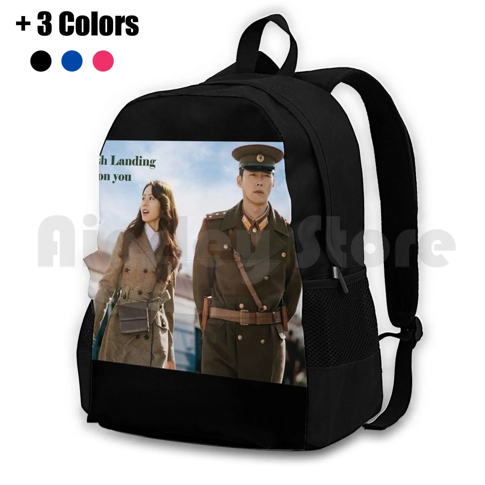 

Crash Landing On You! Outdoor Hiking Backpack Waterproof Camping Travel Cinema Movies Disaster Crash Landing On You      