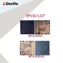 JDecflo 5PCS PMIC MT6358W MT6358VW MT6358 6358W Power IC For OPPO A9 F7 PRO F11PRO REALME 3 U1 MEIZU PRO7 Integrated Circuits