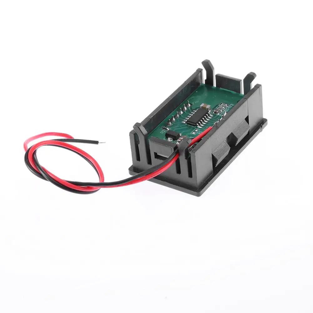 1pc Mini Voltmeter Tester Digital Voltage LED Display Gauge Meter Test Battery DC 2.4V-30V 2 Wires for Motorcycle Car | Инструменты
