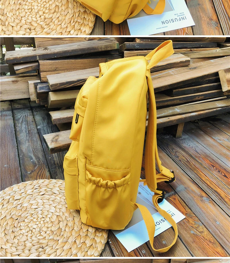 New Teenager Girls Waterproof Nylon Backpacks SchoolBag for Women Multi Pockets Travel Backpack Female School Bag Mochilas