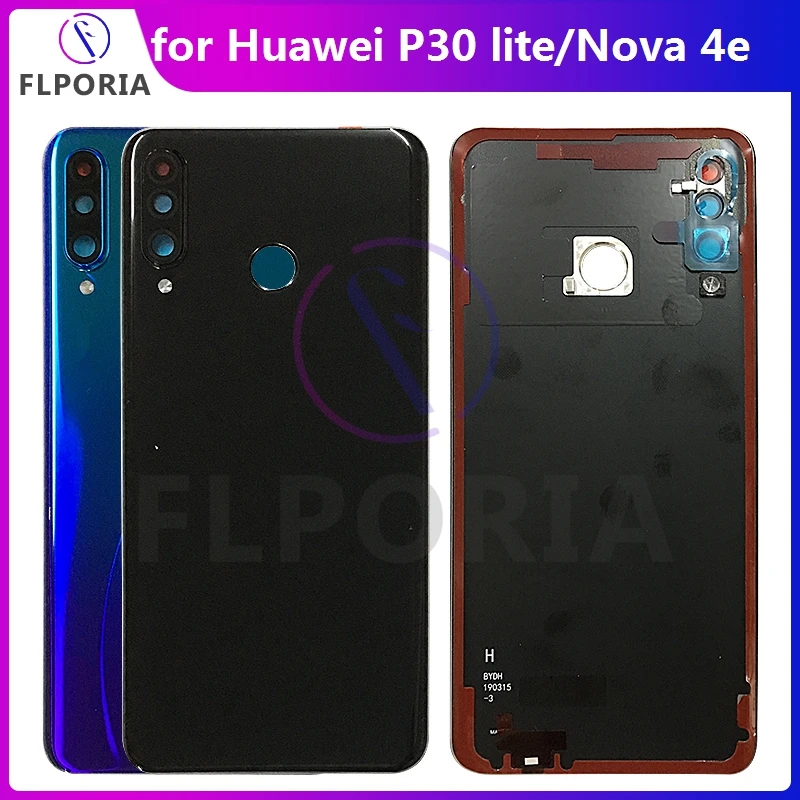 Оригинальная задняя крышка батарейного отсека для Huawei P30 lite P30lite Nova 4e
