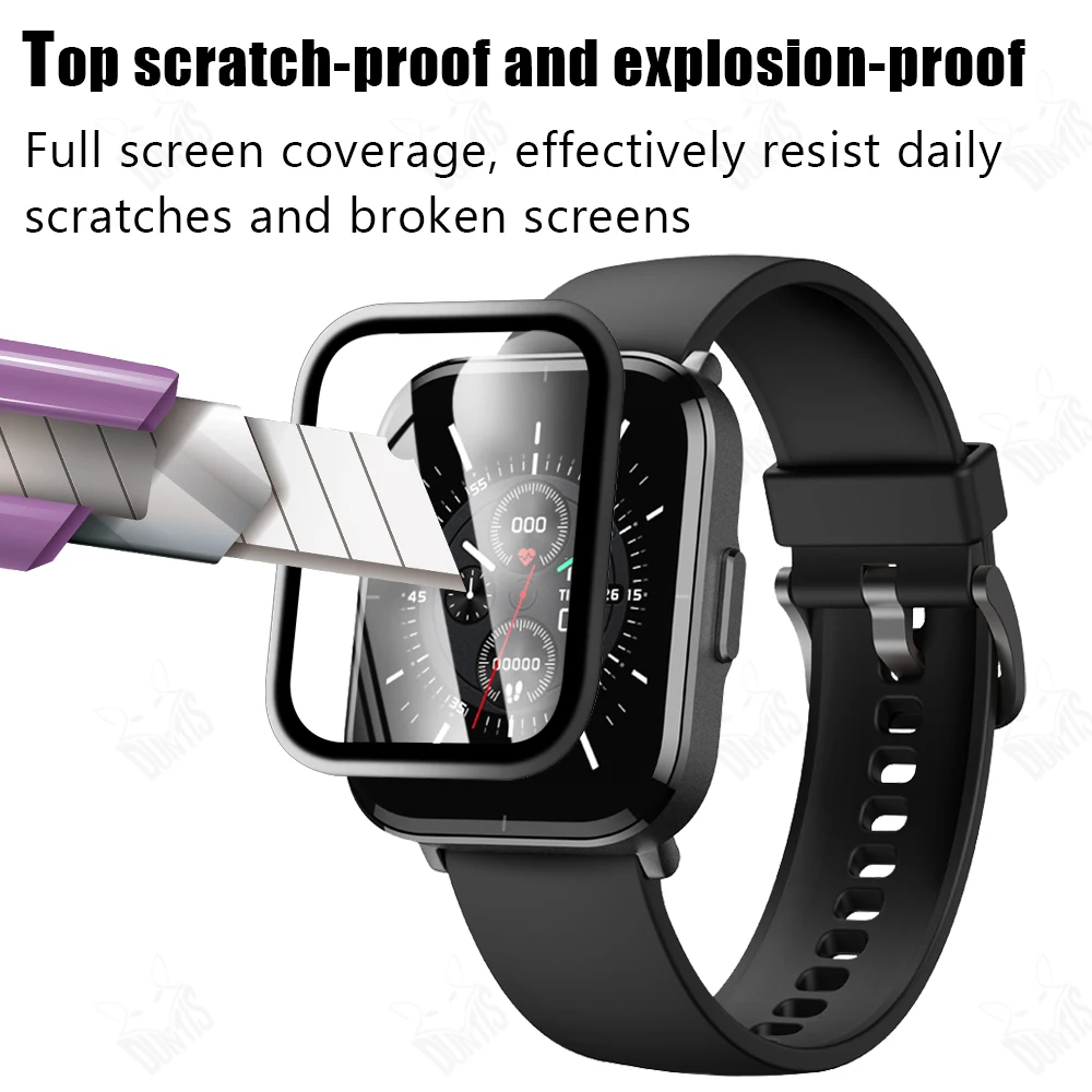 Защита экрана для умных часов Mibro Color X1 Lite полное покрытие мягкая защитная пленка