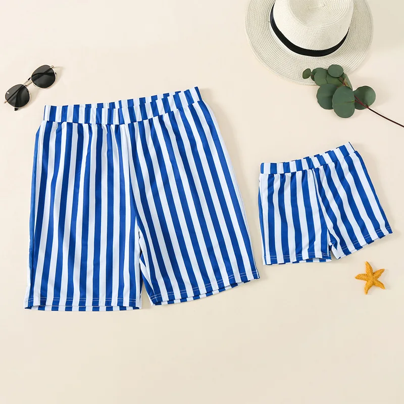 

Beach Summer Family Matching Clothes Outfits Family Look Swimwear Print 2021 Swimsuit Mother Daughter Bikini Dad Son Swim Trunks