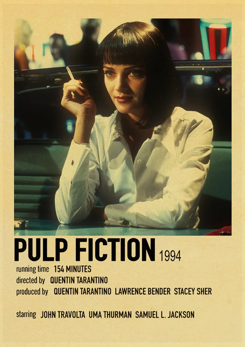 Постер с классическим кинофильмом настенное искусство Картина на холсте