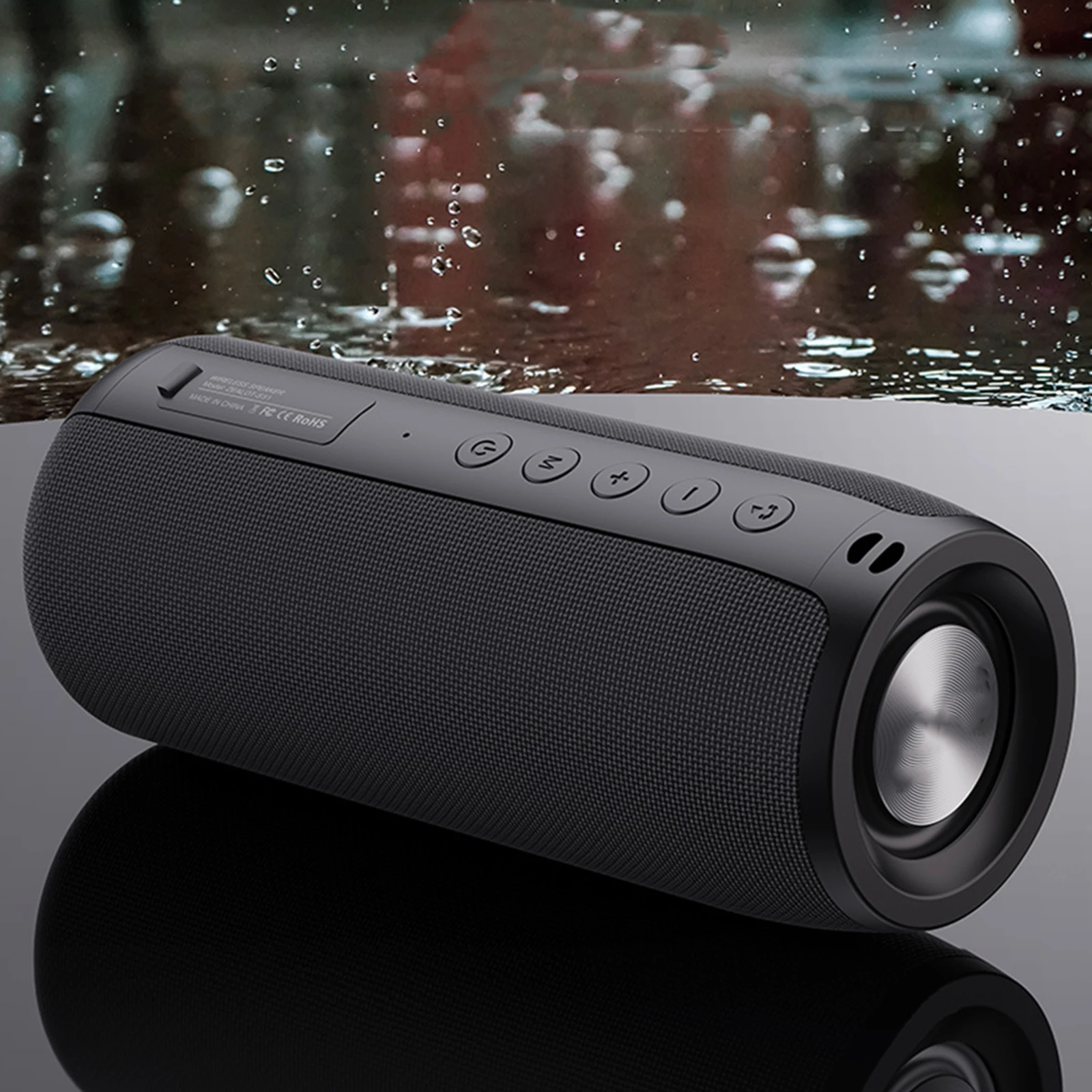 

Portable Bluetooth Speaker Long Standby Outdoor Loudspeaker Wireless Speaker Subwoofer Aux Play Support Cloud Radio Smart APP