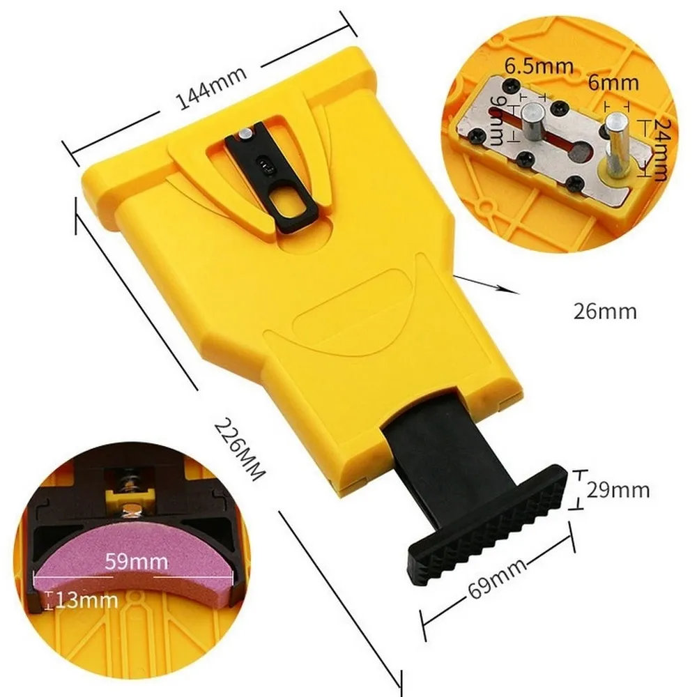 Горячая Распродажа зубы цепной пилы точилка Портативный заточки полотна бар