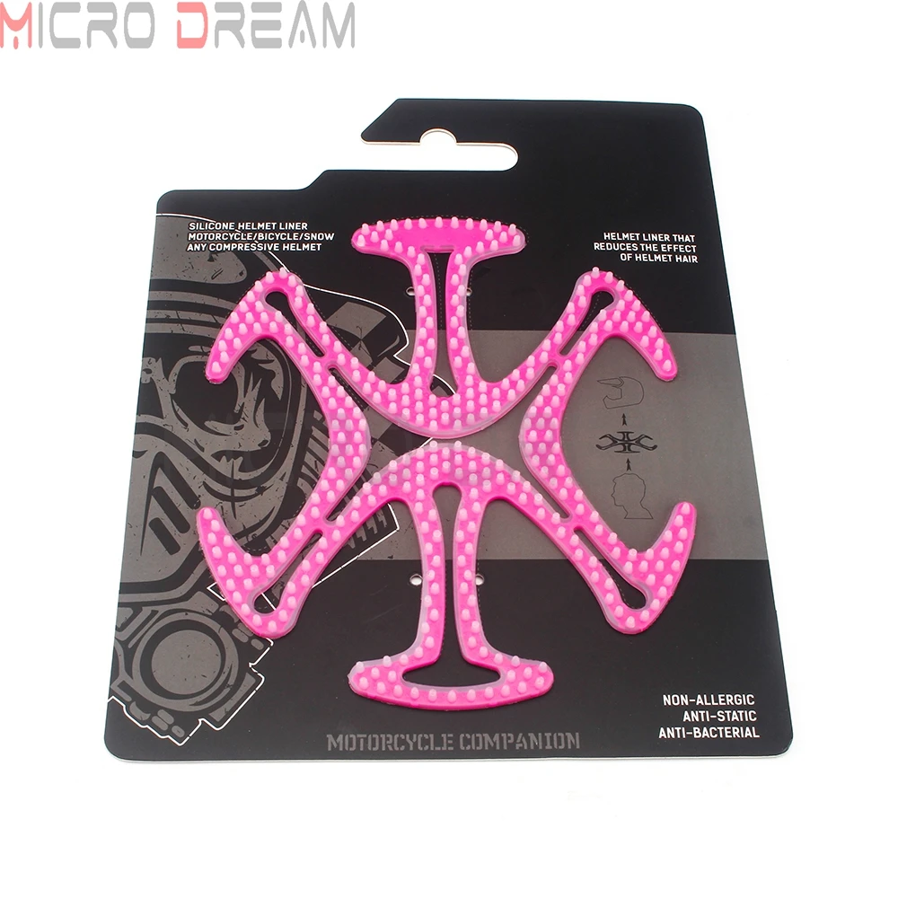 Универсальная изоляция для мотоциклетного шлема силиконовая дышащая подкладка