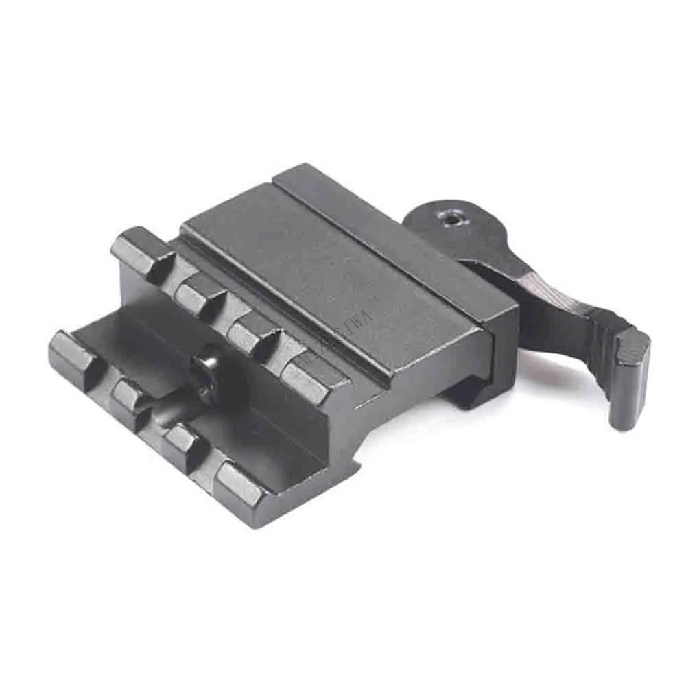 MIZUGIWA Тактический двойной рельс 45 градусов угол Пикатинни Riser Mount Quick Release уровень блокировки отсоединять красные точки