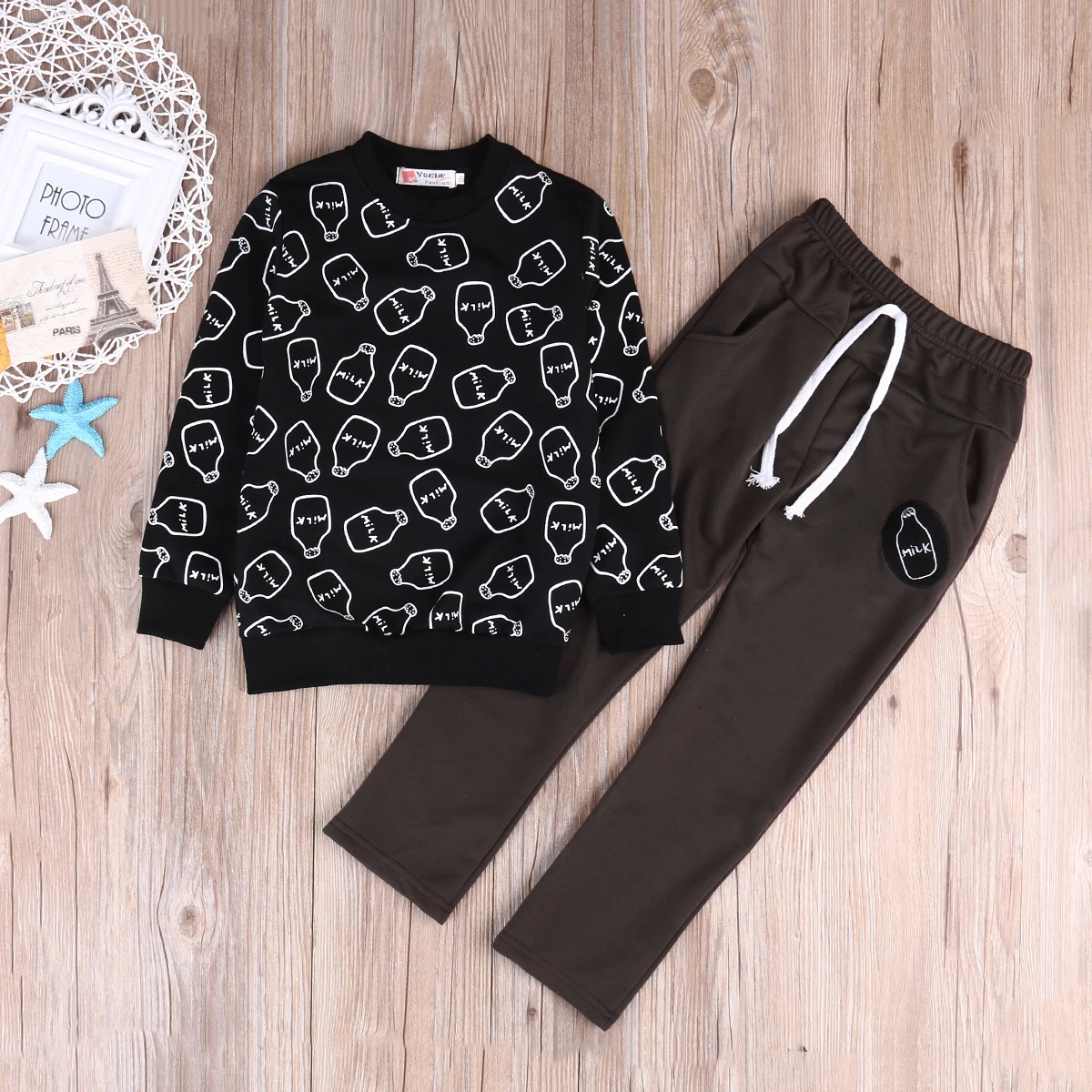 Комплектная одежда для девочек и мальчиков на Новый год из 2 предмета детская