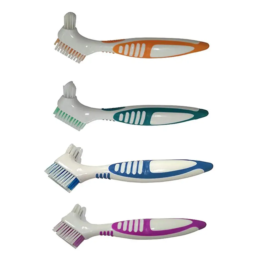 Щетка для чистки протезов отбеливающая кисть зубов инструмент ухода за полостью