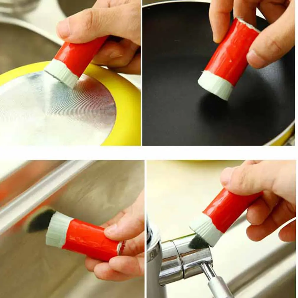 2 шт. Нержавеющая сталь стержень Magic Stick зачистной молоток Чистящая щетка для