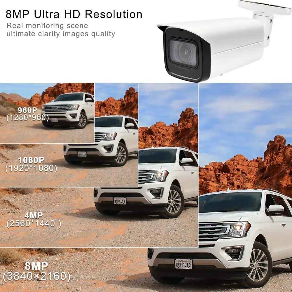 IPC HFW3841T ZAS 8MP 4K Starlight H.265 IP67 PoE моторизованная вариофокальная цилиндрическая