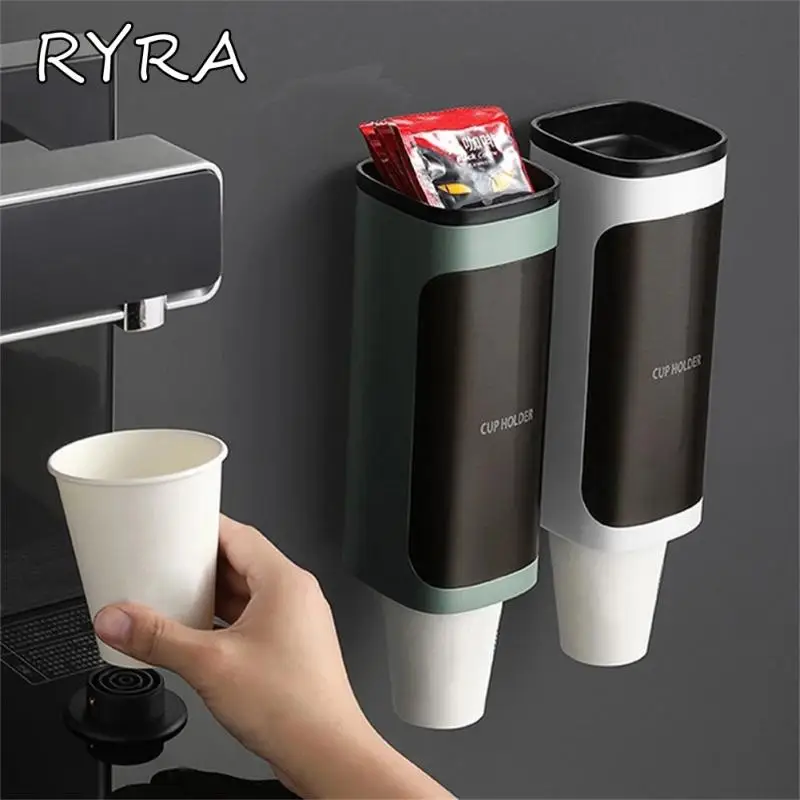 

2021 New Dispenser Automatically Drop Cup Remover Disposable Cup Plastic Cup Paper Cup Du Water Dispenser Cup Holder