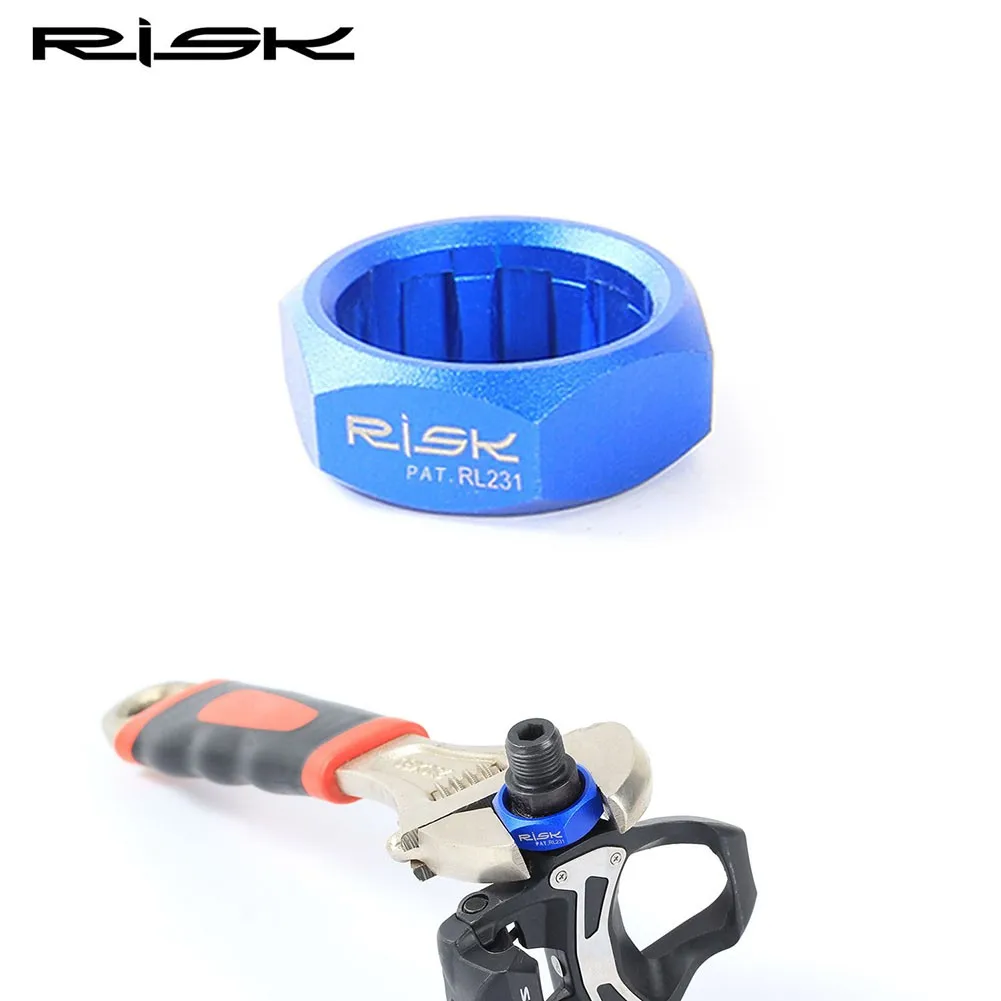 

Bicycle Pedals Axle Spindle Lockring Removal Tool 10T For SPD Loosen Nut Cone MTB Mountain Road Bike Repair Tools Parts