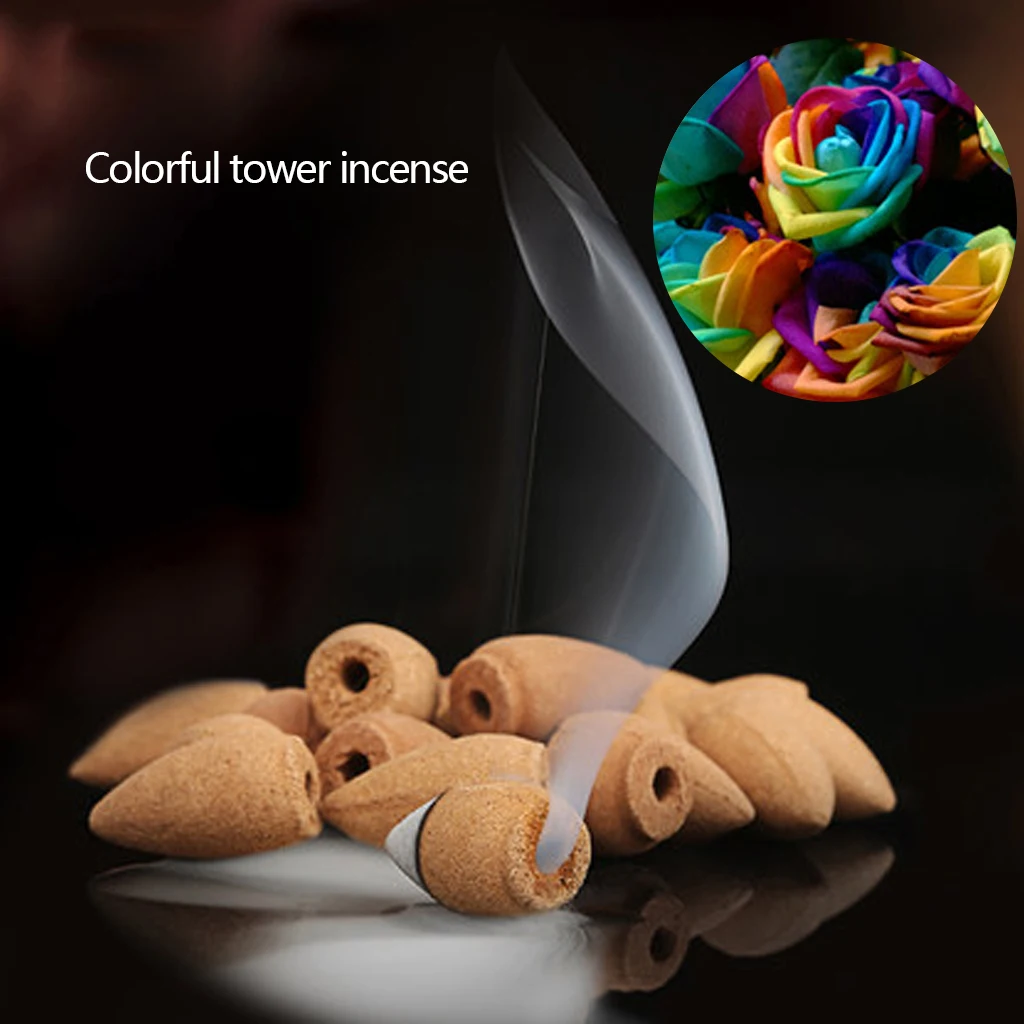 50 шт./лот смешанные натуральные благовония Роза Жасмин Лаванда османтус Сакура