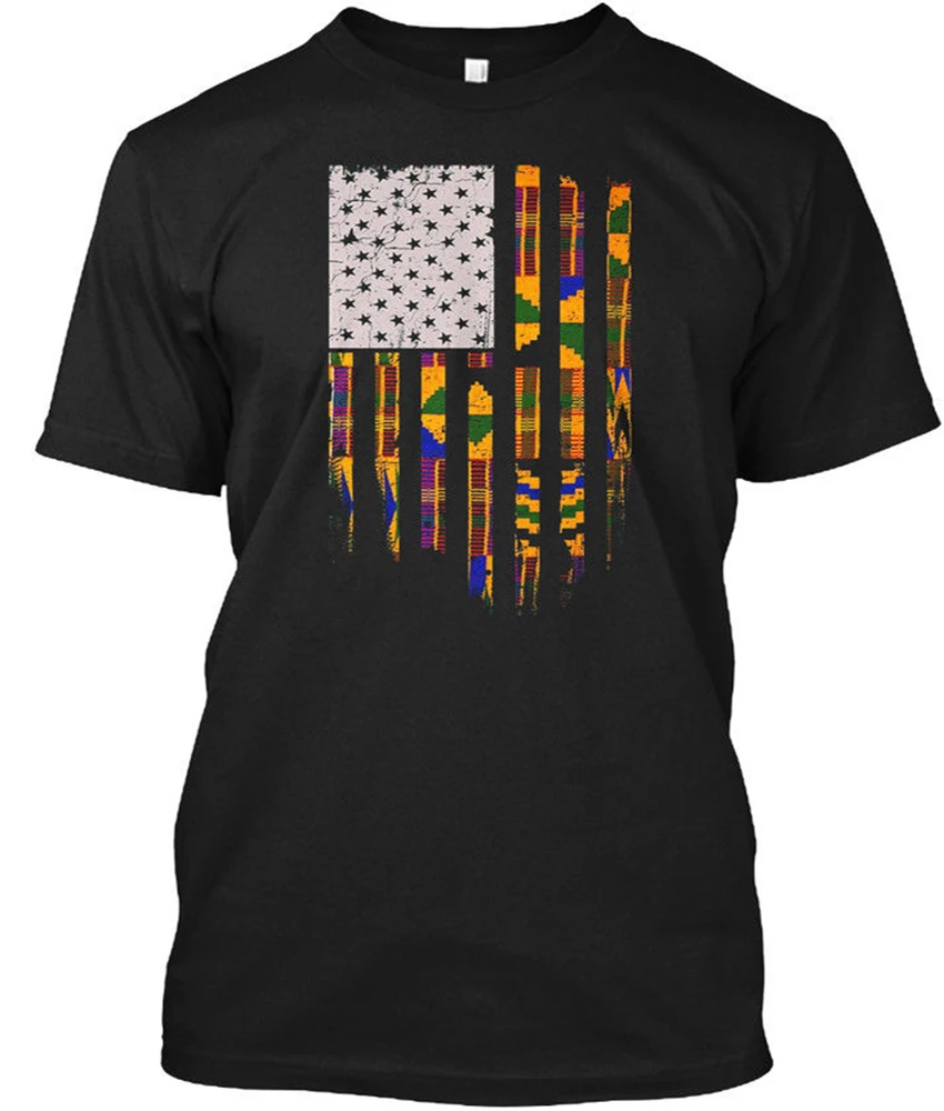 

Creative Design American Flag T-Shirt. Summer Men's Cotton O-Neck Short Sleeve T-Shirt New Size S-3XL