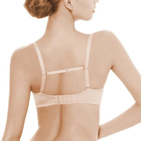 3/5pcs Women Bra Accessories Female Underwear Non-slip Buckle Extender for Women Elastic Bra Straps Non-Slip Back Bra Straps