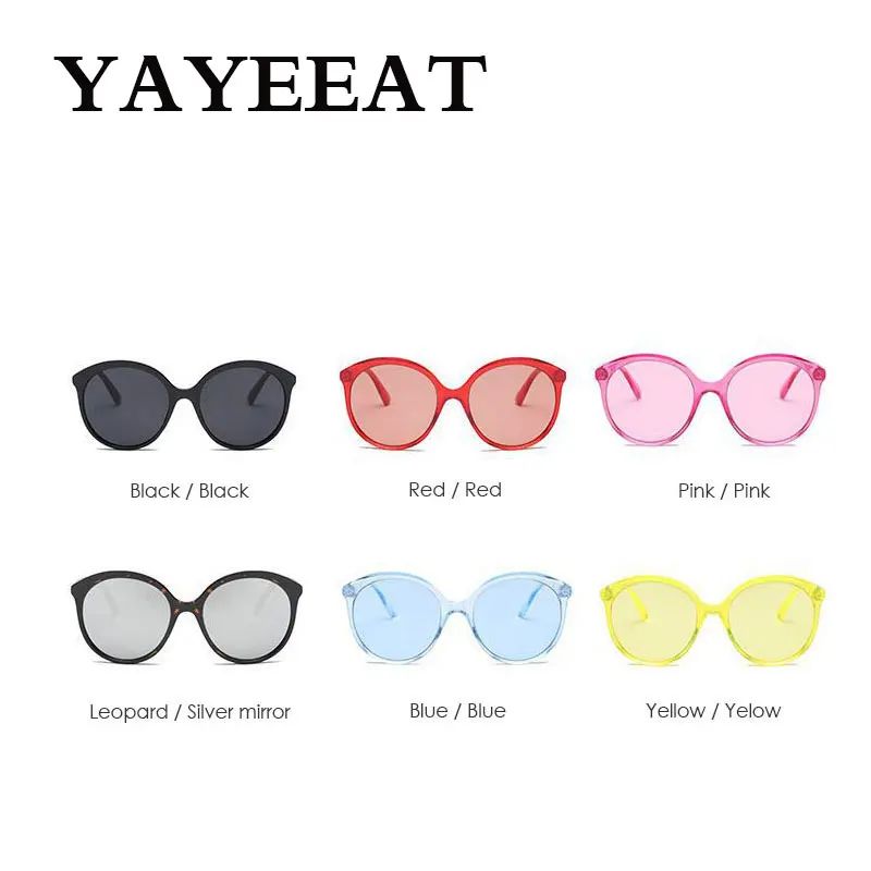 Cheap Brand Oversized Sunglasses Women Round Female Transparent Frame Sun Glasses For Ladies Designer Eyewear | Аксессуары для