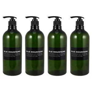 Многоразовые бутылки для лосьона, пластиковые пустые бутылки с дозатором для шампуня, мыла, с насосом для ванны, A2, 4 шт., 1000 мл