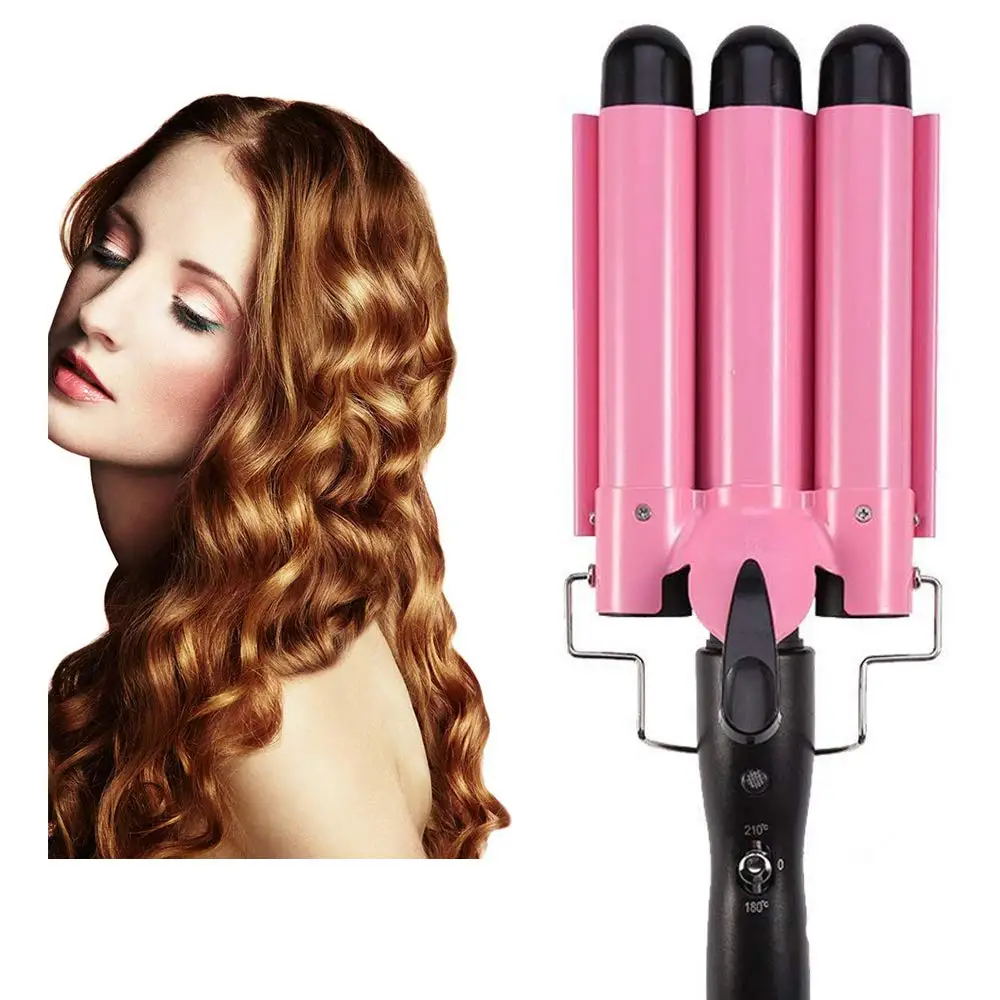 

Professional Hair Tools Curling Iron Ceramic Triple Barrel Hair Styler Electric Hair Waver Styling Tools Hair Curlers Curling