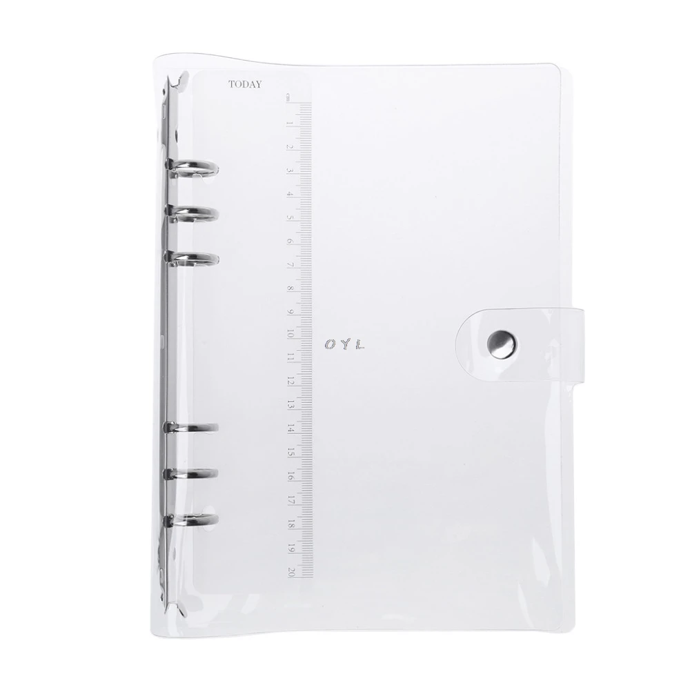 

A5/A6/A7 PVC Notebook Notepad Sheet Shell Cover File Folder 6 Holes Binder DIY