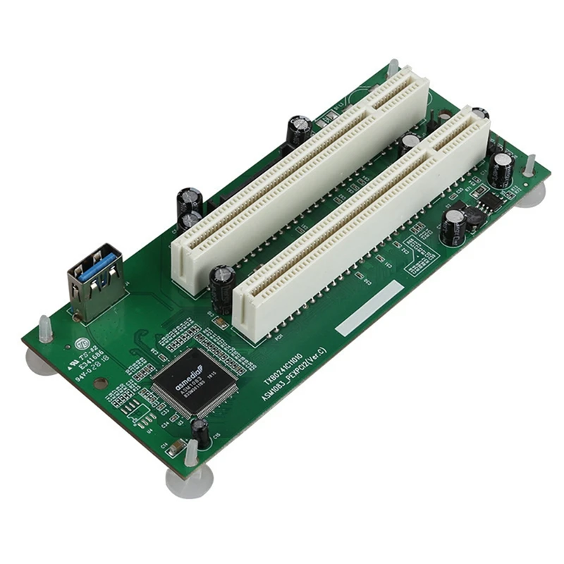 Pcie к двойному Pci слоту Расширенная карта Поддержка звуковой карты захвата