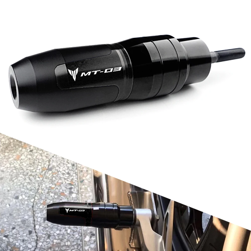 

Для YAMAHA MT03 MT09 MT10 MT 03 FZ09 FZ10 аксессуары с ЧПУ понижающаяся защита выхлопных газов ползунок противоударный ползунок с логотипом