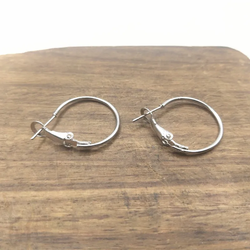 Новинка 20 шт. фурнитура для сережек сделай сам застежки крючки самостоятельного