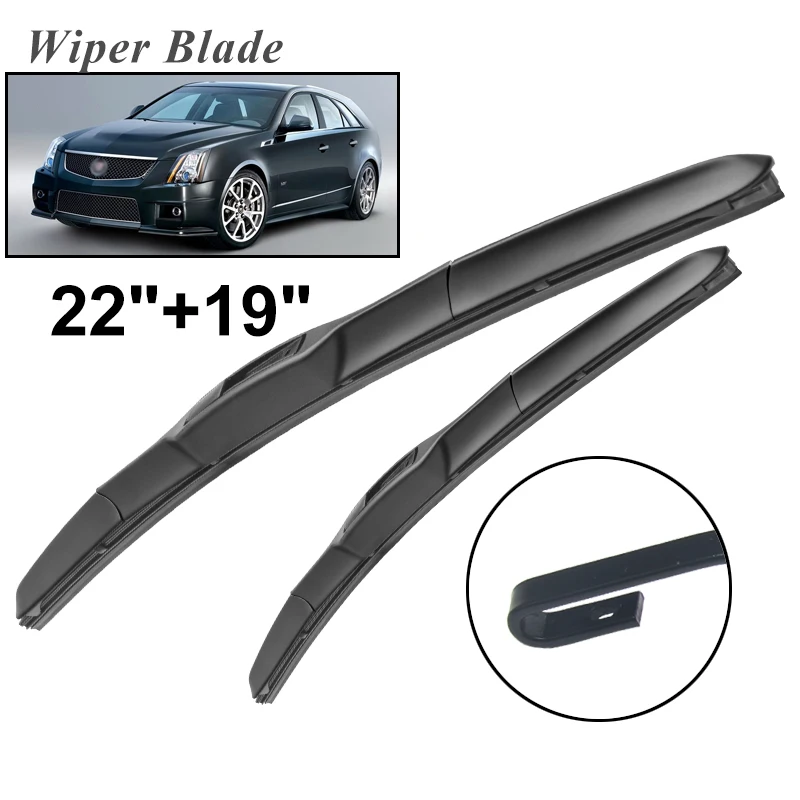 

Щетки стеклоочистителя okoстеклоочистителя RHD и LHD для Cadillac CTS 2008-2013, лобовое стекло, переднее стекло, 22 дюйма + 19 дюймов