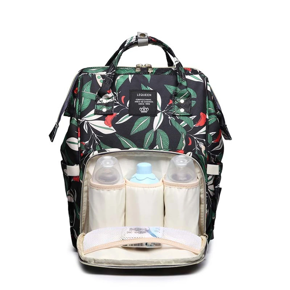Bolsa de pa&ntilde;ales de maternidad, mochila de gran capacidad para cochecito de beb&eacute;, bolso de lactancia para mam&aacute;, cambiador de pa&ntilde;ales para el cuidado del beb&eacute;, 35 colores-1