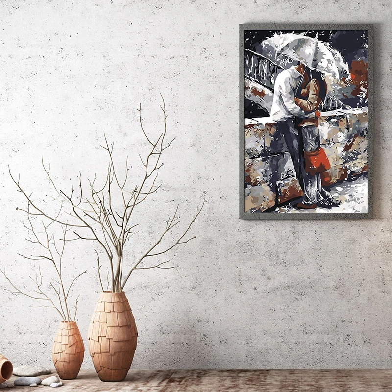 Полный 5D Diy Daimond картина крестиком дождь пара 3D Алмазная мозаика набор полный