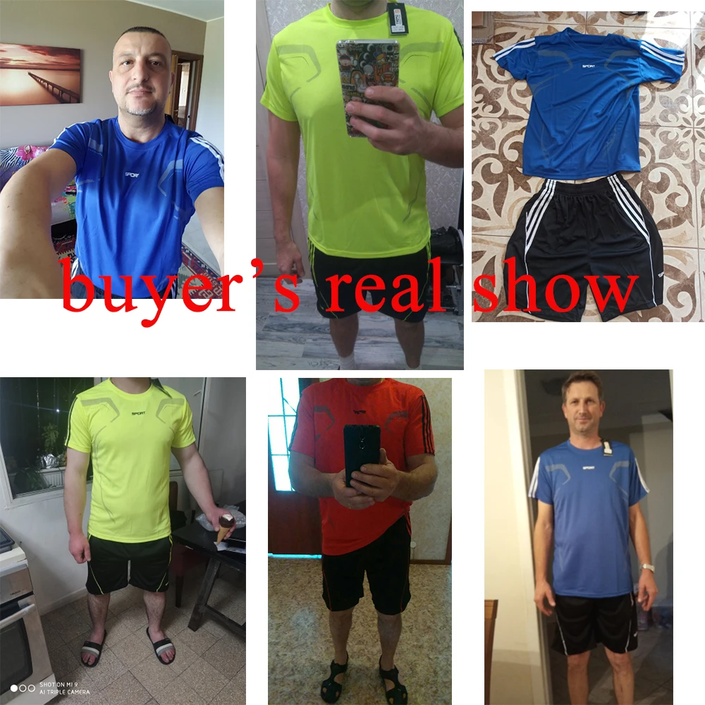 

2021 5xl Running T-shirt Sports T-shirt Short-sleeved Football Basketball Shirt Quick-drying Fitness Sports Suit Sportswear