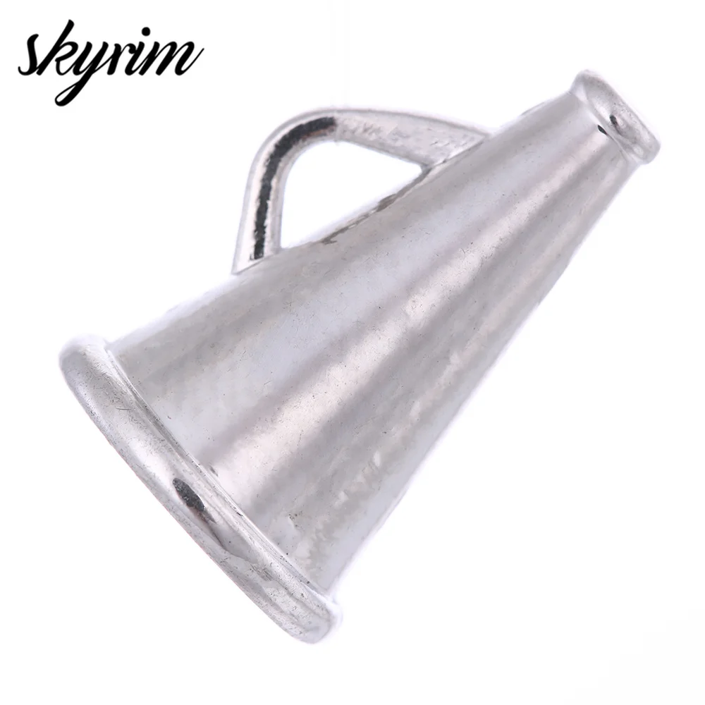 Skyrim 10 шт серебристого окрашенного металлического материала в форме динамика