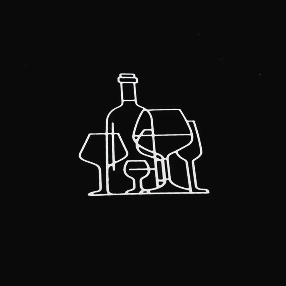 Металлические режущие штампы для винной бутылки крафтовые скрапбукинга альбома