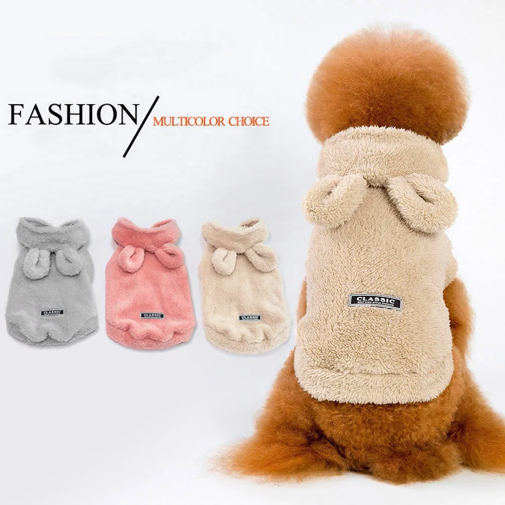 Классическая теплая одежда для собак питомцев кошек щенков зимняя хлопковая