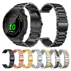 Классический деловой металлический ремешок для Garmin Forerunner 55, браслет из нержавеющей стали Forerunner 245, музыка 645, ремешок для часов