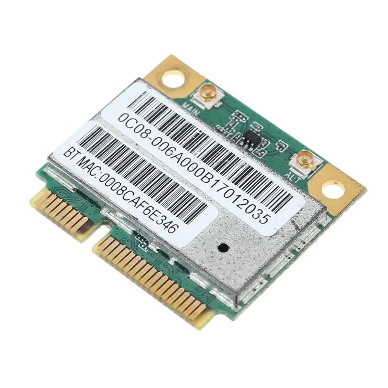 

AW-NB097H AW-NB100H AW-NB126H AR9485 AR3012 AR5B225 300Mbps Half Mini PCI-Express BT4.0 Wlan Wireless Wifi Card Adapter