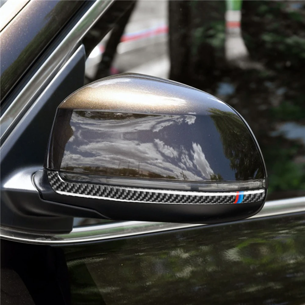 

Carbon Fiber Rearview Mirror Anti-rub Stripe Cover Trim for BMW BMW X5 F15 X6 F16 X3 F25 X4 F26 Stylish Car Accessories Sticker