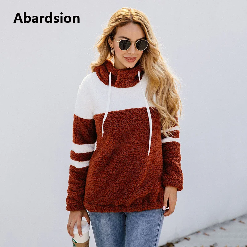 Abardsion 2019 женская искусственная мужская куртка с капюшоном пуловер осень зима