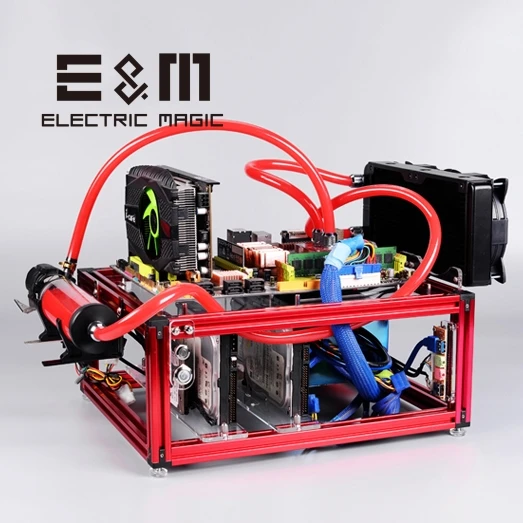 Скамейка для тестирования открытой рамы DIY Mod PC чехол ATX материнская плата водяное