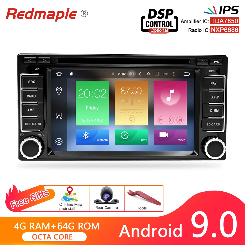 Автомагнитола на Android 9 0 dvd плеер GPS навигация мультимедиа для Subaru Forester 2008 2009 2010 2011