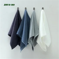 2pcs luxury 100 cotton towel 3570 cm soft super absorbent white gray face blue towel for baby shower bath gift towel