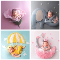 dvotinst newborn photography props cute wool made creative rose bathtub theme set fotografia accessories studio shoot photo prop